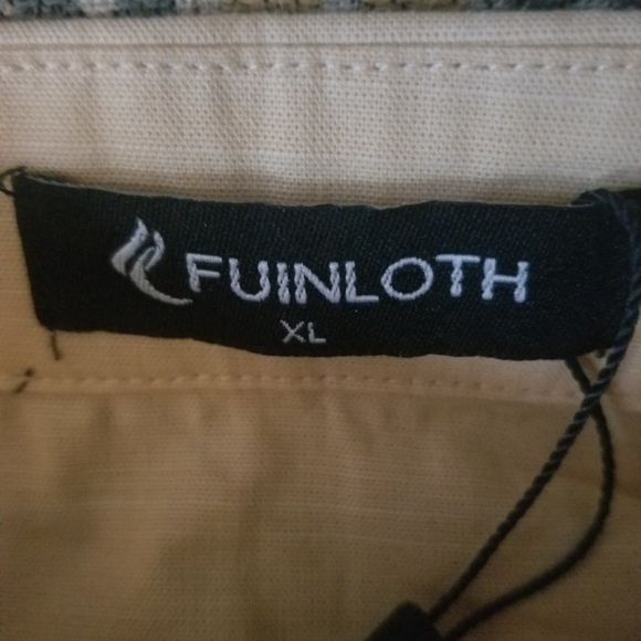 Tan button down shirt. XL - Picture 3 of 3